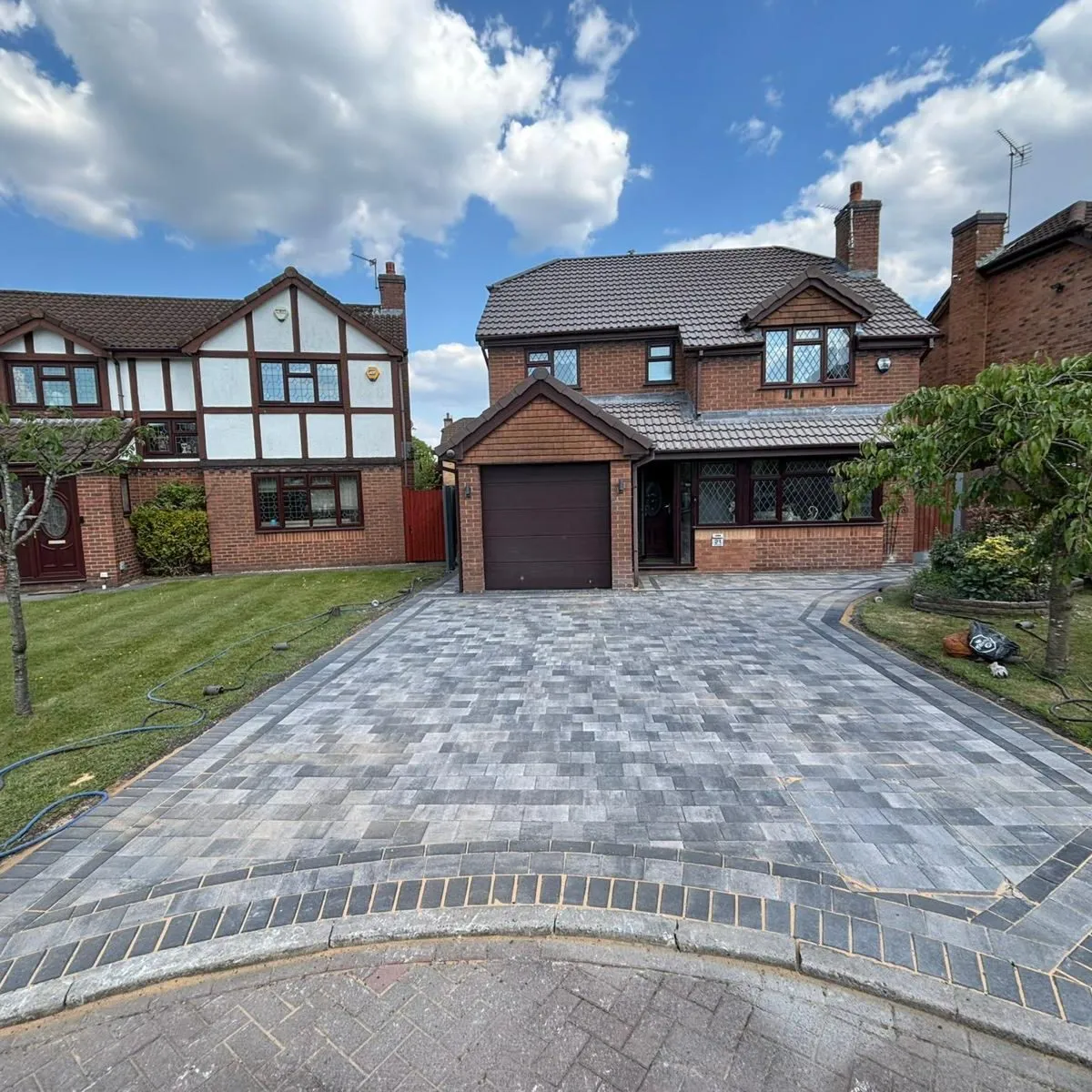 Recent driveway work by THB Contractors