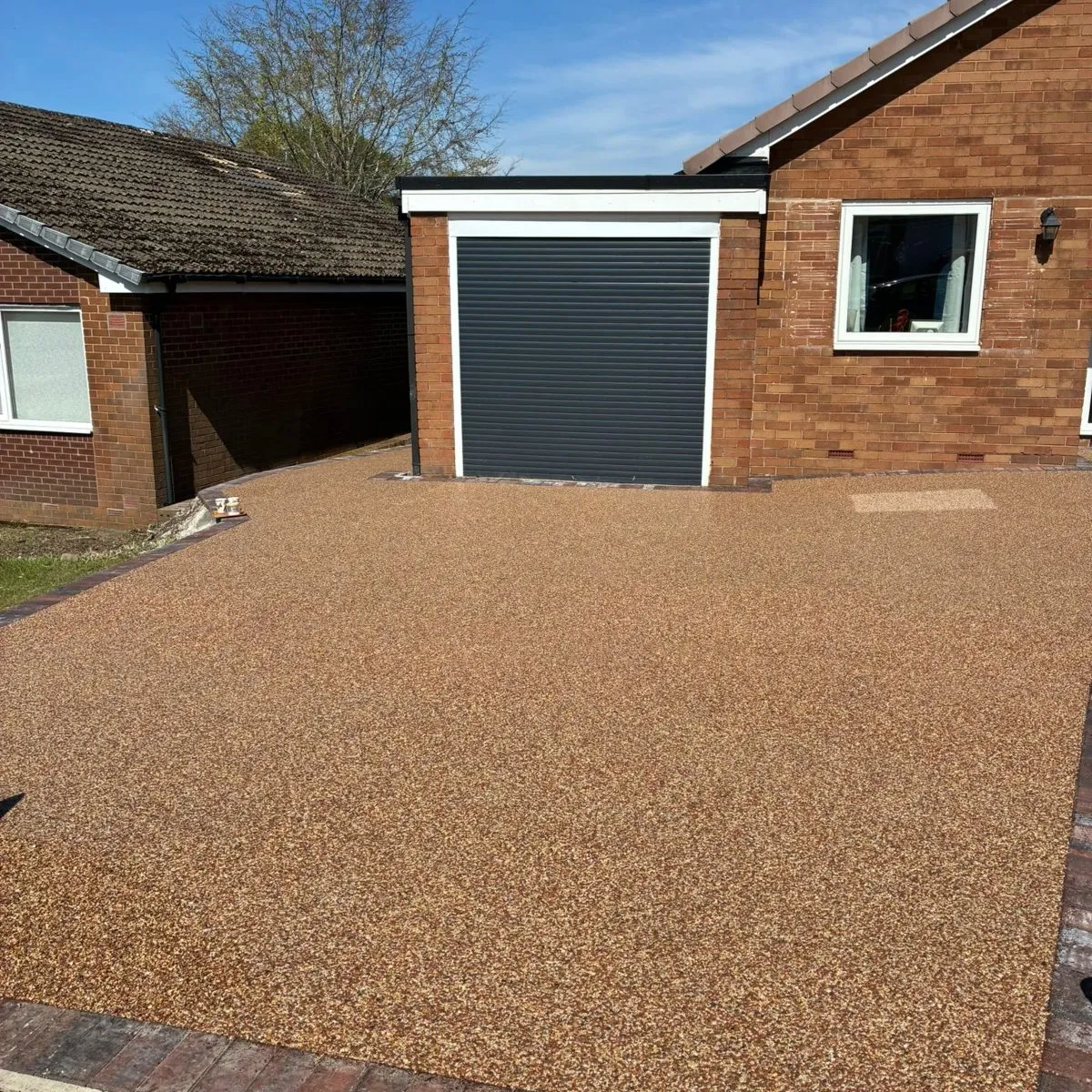 Resin bound front driveway