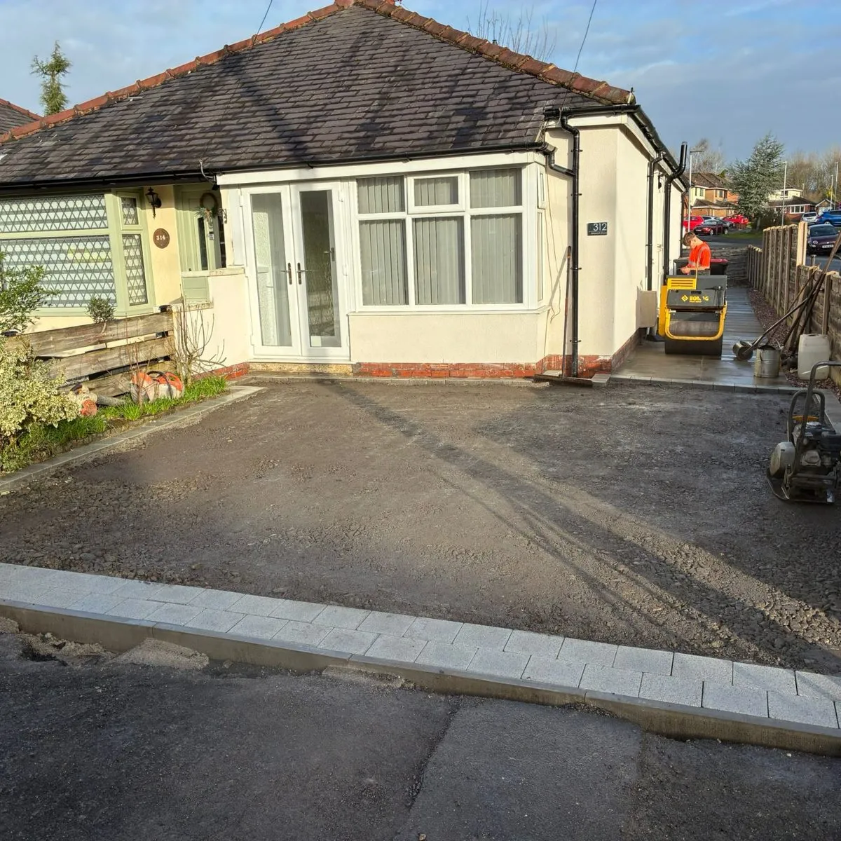 Tarmac driveway