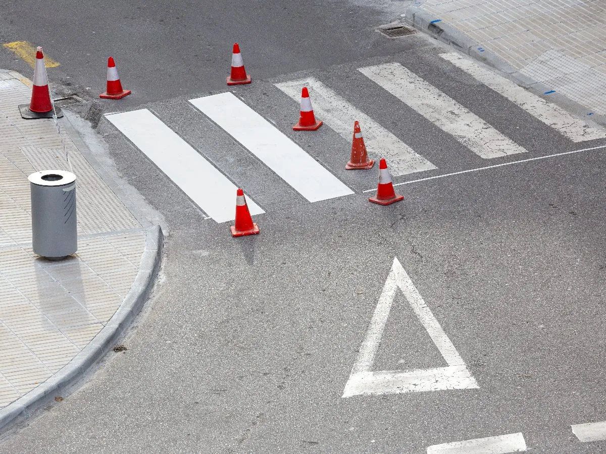 THB Contractors line marking & road markings work in the North West
