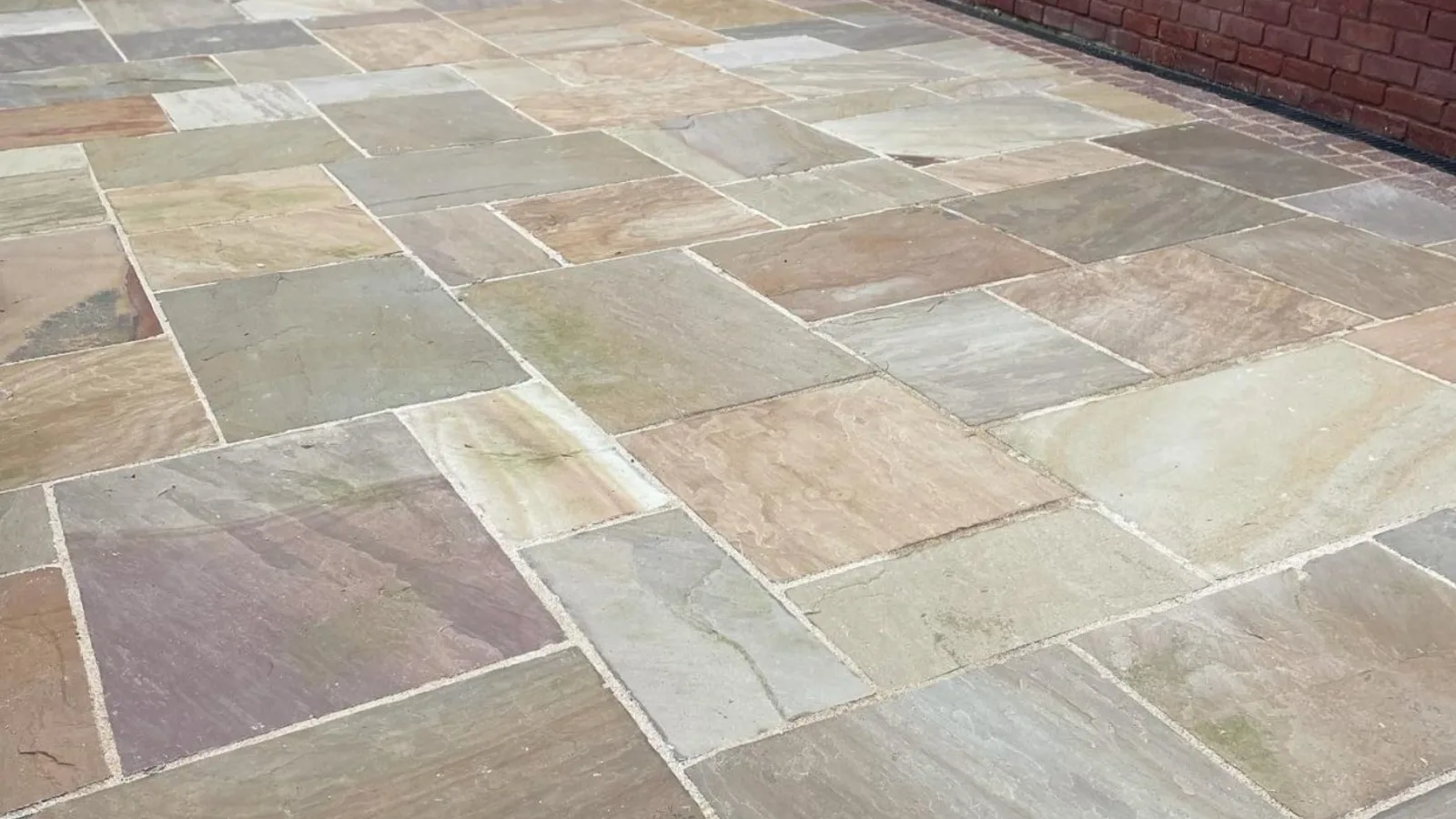 A completed patios project
