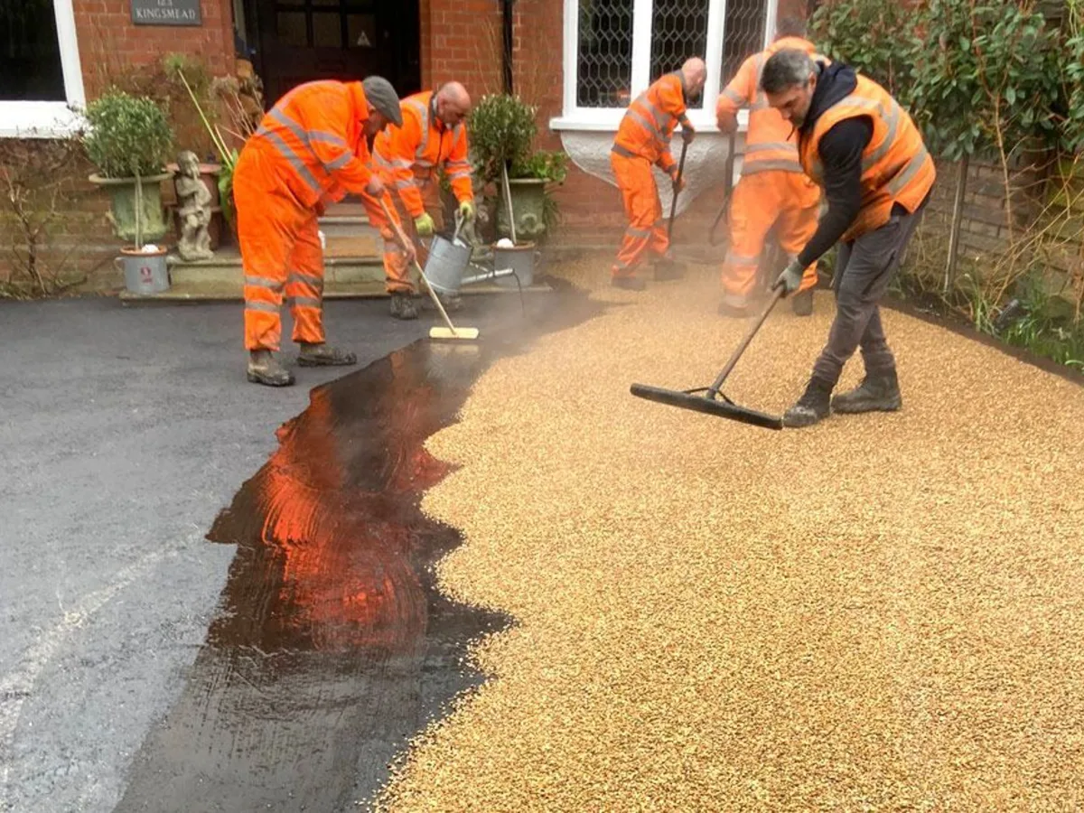 A completed surface dressing project by THB Contractors